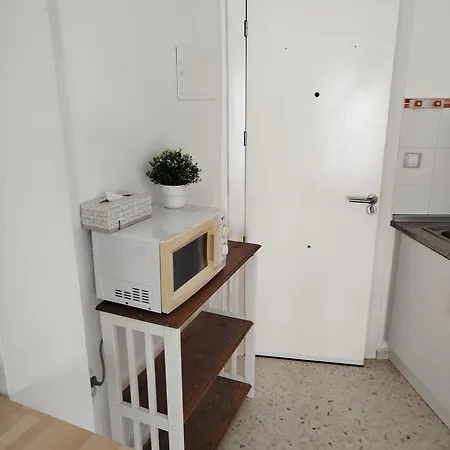 Estudio 2 Personas Con Piscina En Lägenhet Denia